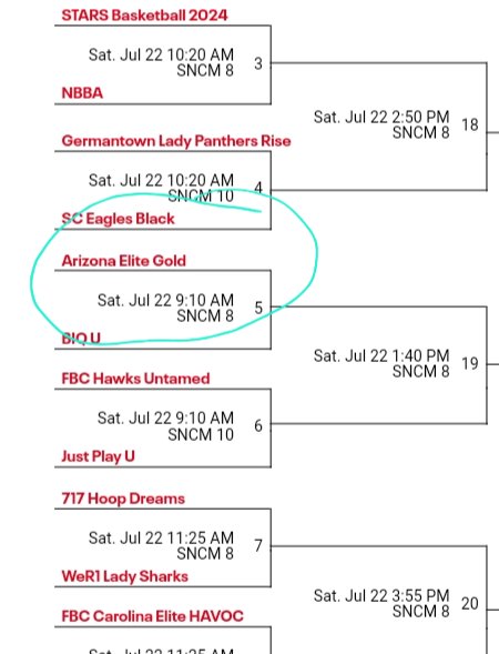 Heading out to Ohio for the GUAA finals. Here are our first two games and bracket details. Friday is a showcase and then we start the elimination round with a 9-0 record. My team is full of 2024 ballers. Hope to see you on the baseline for some 🔥 🏀 @TKnighton2024 @camryn_2024