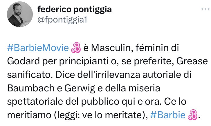 ci sembrava d’obbligo tornare in tempo per l’uscita di #Barbie