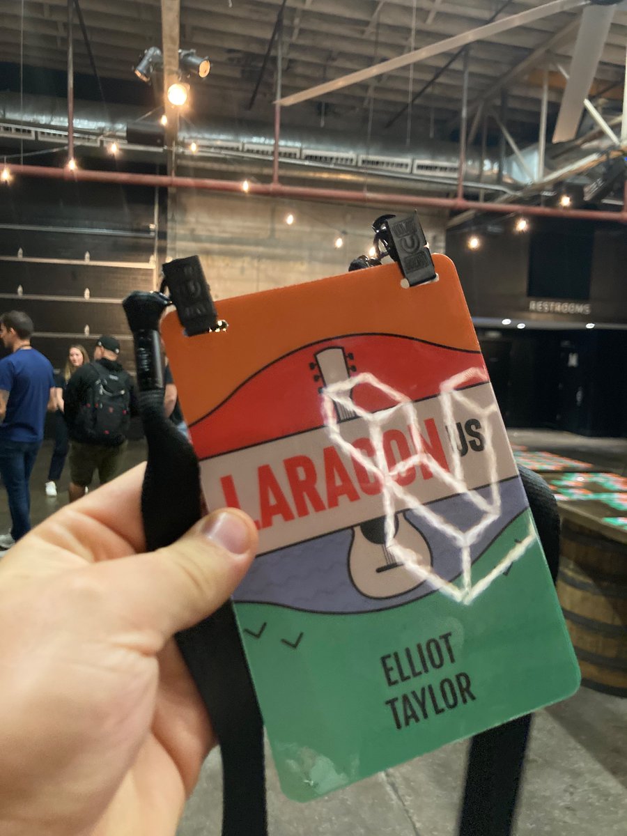 LGTM <a href="/LaraconUS/">Laracon US</a> Nashville is too much fun - come say hi 👋