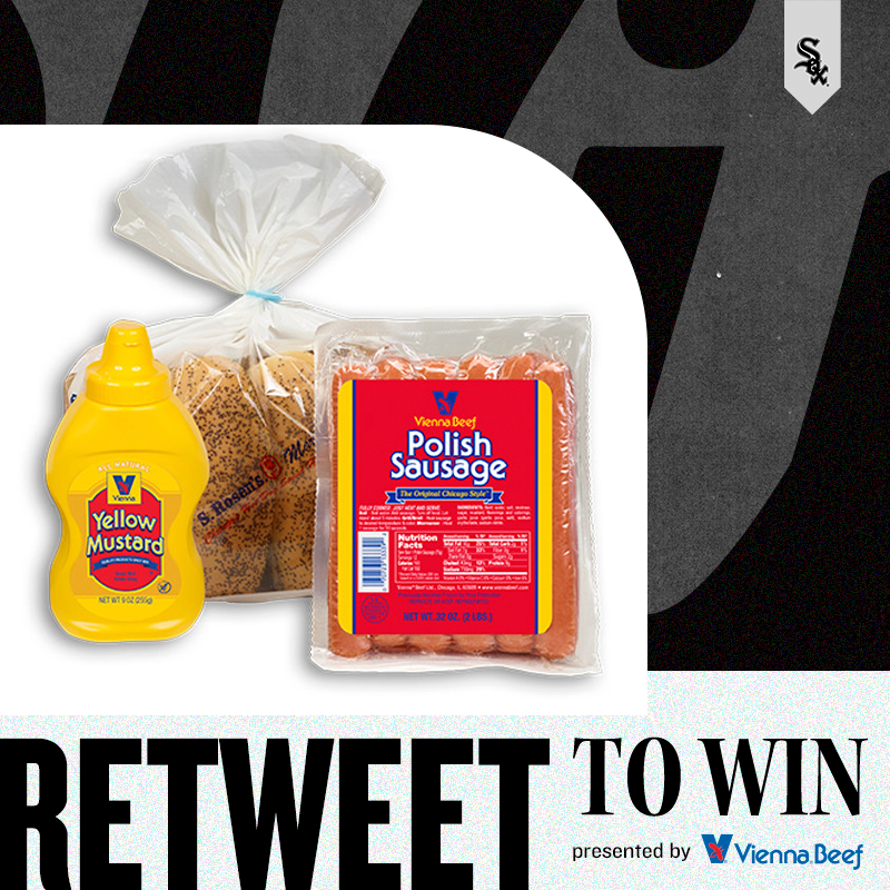 whitesox's tweet photo. RETWEET for a chance to win an autographed Dylan Cease baseball and a @ViennaBeef Southside Polish Kit for #NationalHotDogDay!

No purch. nec. Enter by 11:59 p.m. CT on 7/20/23.