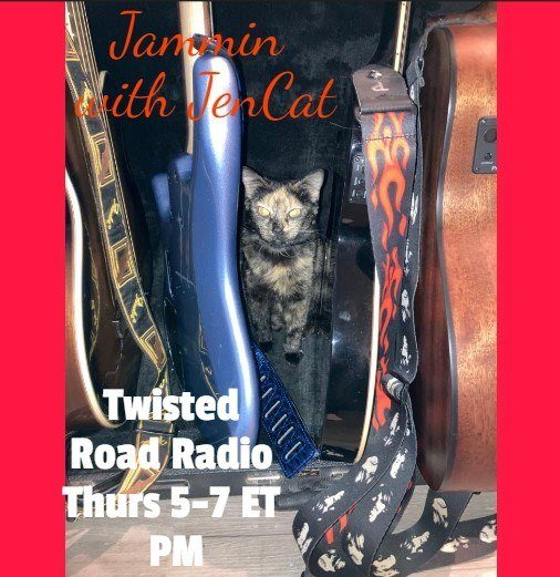 Jammin with JenCat😽❤️🎶Thursday July 20th 5-7 pm ET on @TwstedRoadRadio twistedroadradio.com Airing: @graflexmusic @rewsmusic @JessieGalante @BOBBYKPWOODS @Tom_Heideman @GalvoParker King of Queens @BaconFatLouis & @miXendorp @The2_19 @TheDarrenHolla1 @awake_music_uk