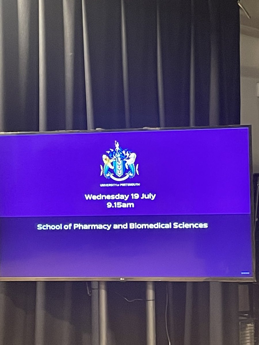 Congratulations to all our MPharm students! All the very best for your foundation year &amp; I look forward to supporting some of you for another year! <a href="/portsmouthuni/">University of Portsmouth</a> <a href="/UoP_PharmacyBMS/">Pharmacy&Biomed Sci</a> #UoPGrad #Pharmacy Special congrats to Dr Warren too! <a href="/mandyandnick/">Dr Nick Warren</a>