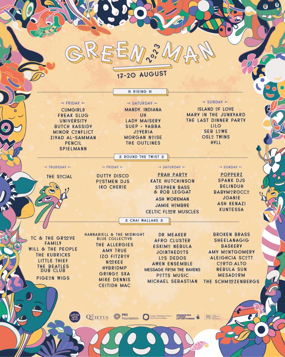 We are so excited to see The Outlines, our partner Big Jeff's band play a huge set at @GreenManFest man next month 💜✨ We've got some exciting things planned around the set but in the meantime, who is joining us down the front in Jeff's place whilst he is on stage this time?