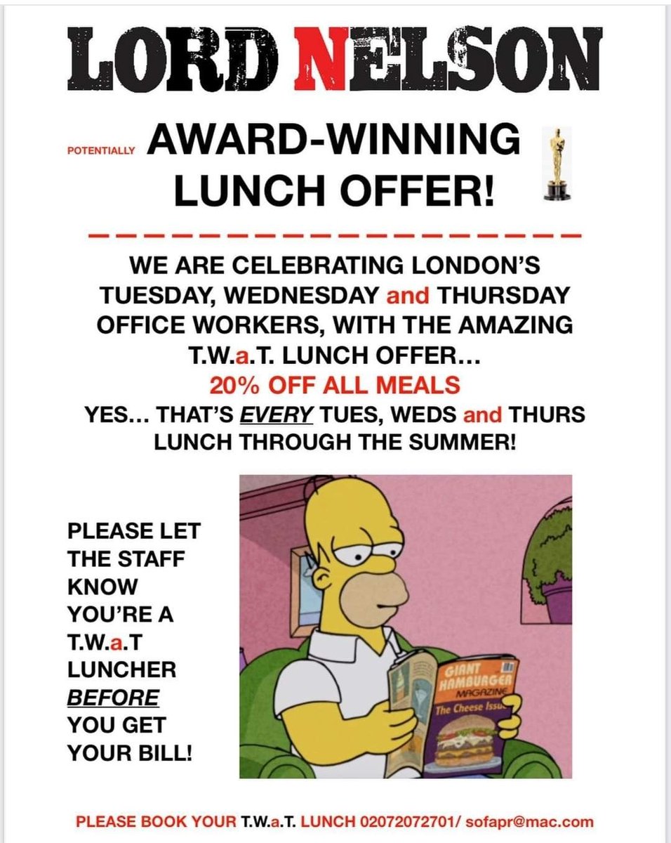 Even tho they use the L word, this is the only place In London I  like to visit, and love the new promotion 😂