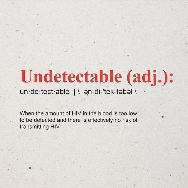 By adhering to #HIV medication, people living with HIV can achieve an #undetectable viral load. By keeping an undetectable status, there is effectively no risk of transmitting HIV through sex. #ShareTheFacts

#HIVCare #HIVTreatmentWorks #TreatmentAsPrevention #UequalsU