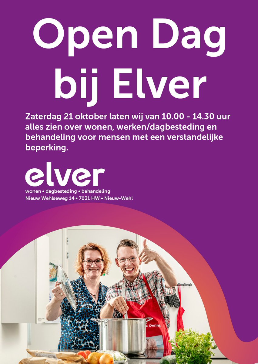 Eindelijk kunnen wij weer onze deuren openen!

Op zaterdag 21 oktober van 10:00 uur tot 14:30 uur ben je van harte welkom om een kijkje te nemen bij onze woningen, dagbesteding en het behandelcentrum!

Kom jij ook?