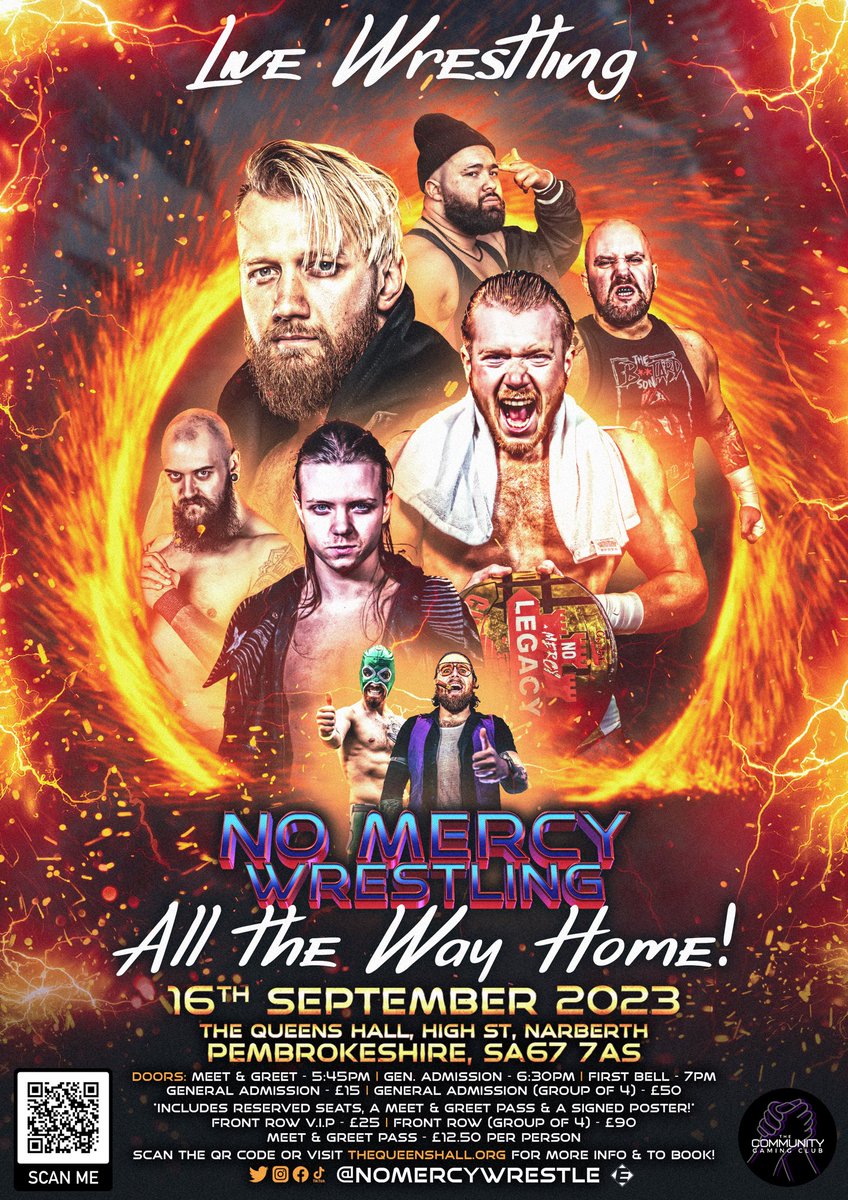 NO MERCY WRESTLING: ALL THE WAY HOME

Enter the multiverse with <a href="/NoMercyWrestle/">No Mercy Wrestling</a> as they present All the Way Home on 16th September!

🎟️ thequeenshall.org.uk/events/no-merc…