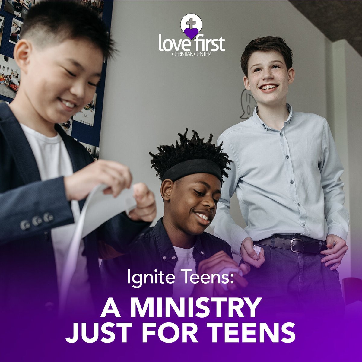 ⛪️ Hey teens! Join Ignite Teens at LFCC to connect with friends and grow your faith. Sundays at 9:45 am and 1st/3rd Saturdays, 6-8 pm. Make friends, engage in dynamic discussions, deepen your relationship with God.

#IgniteTeens #LFCC #TeenMinistry #ChristianYouth #Faith #Youth