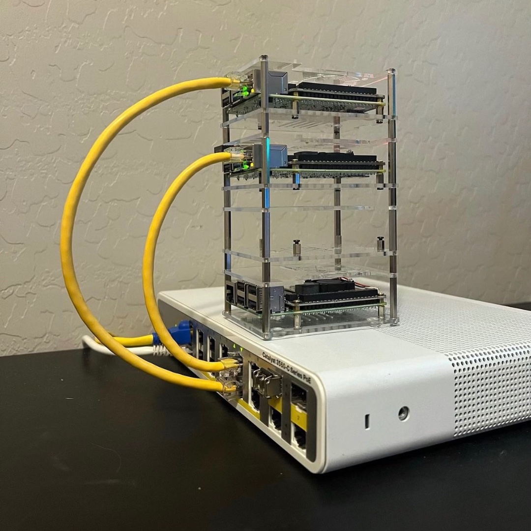vilrosusa's tweet image. Pi cluster 😍🤨
@thetechguymike
#RaspberryPiCluster #ClusterComputing #ParallelComputing #DistributedSystems #HighPerformanceComputing #TechProjects #DIYCluster #Homelab #RaspberryPiProjects #ClusterNetworking