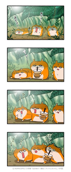 暑いでちゅ #クソハムちゃん