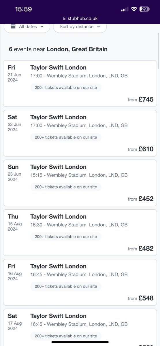 james_cook1's tweet photo. @TicketmasterUK this is absolutley disgusting. Two girls wanting a ticket each and there’s 100’s going for this ridiculous price. When’s the ticket touts gunna be shut down! https://t.co/vtACvW9Zf1
