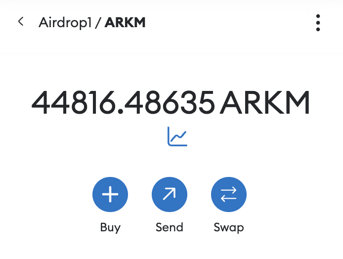 0xeAirdrop's tweet photo. @binance #Arkham 
Airdro's Claim has started. I invited 233 people and got 44,816 $ARKM for 2330 points.

I was told 1 point = 54 tickets, so it was less than I expected... I think Milli is confirmed though.

✅Claim page
https://t.co/uakNlCndhK https://t.co/NX6SX98X6q