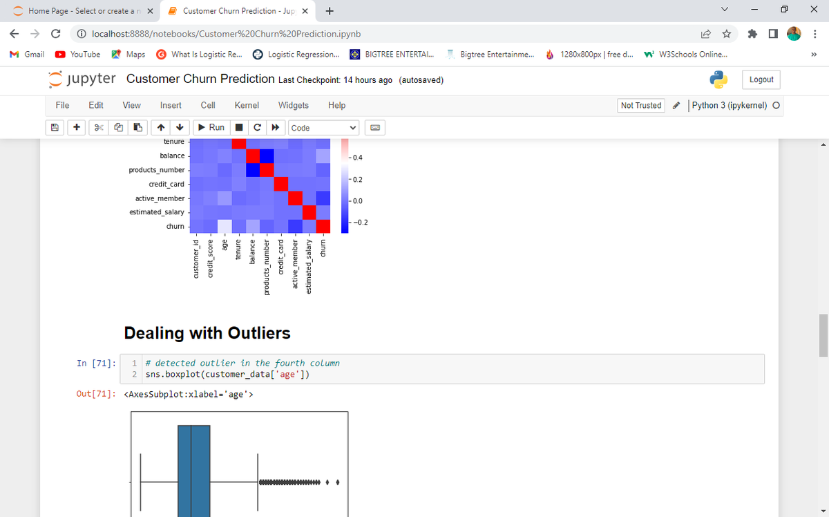 gabrielsimeon_'s tweet photo. Hey everyone,💙 I had to take a break from my GitHub class to Predict customer Churn using Machine learning algorithms to help businesses retain valuable customers. #JupyterNotebook #CustomerChurnPrediction #dataproject #workinprogress https://t.co/nllXabJEdB