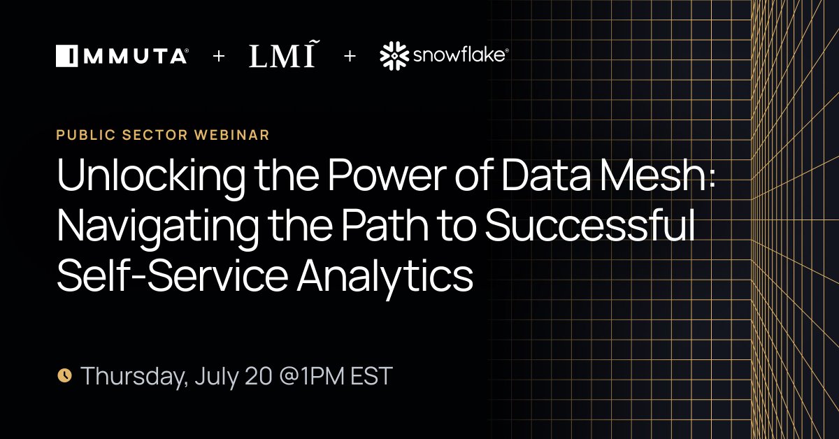 🔔 Reminder: Our #DataMesh event with @immuta and @SnowflakeDB is tomorrow! Join us for insights on #SelfServiceAnalytics, #TechSelection, #EmpowermentCulture, and #Modernization. Register now to secure your spot! hubs.ly/Q01Y7rWK0 #Innovation