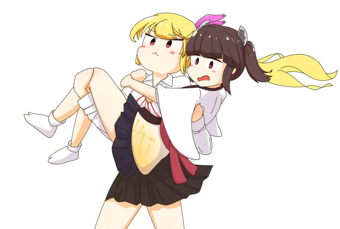 これはお姫様抱っこされるきりたん