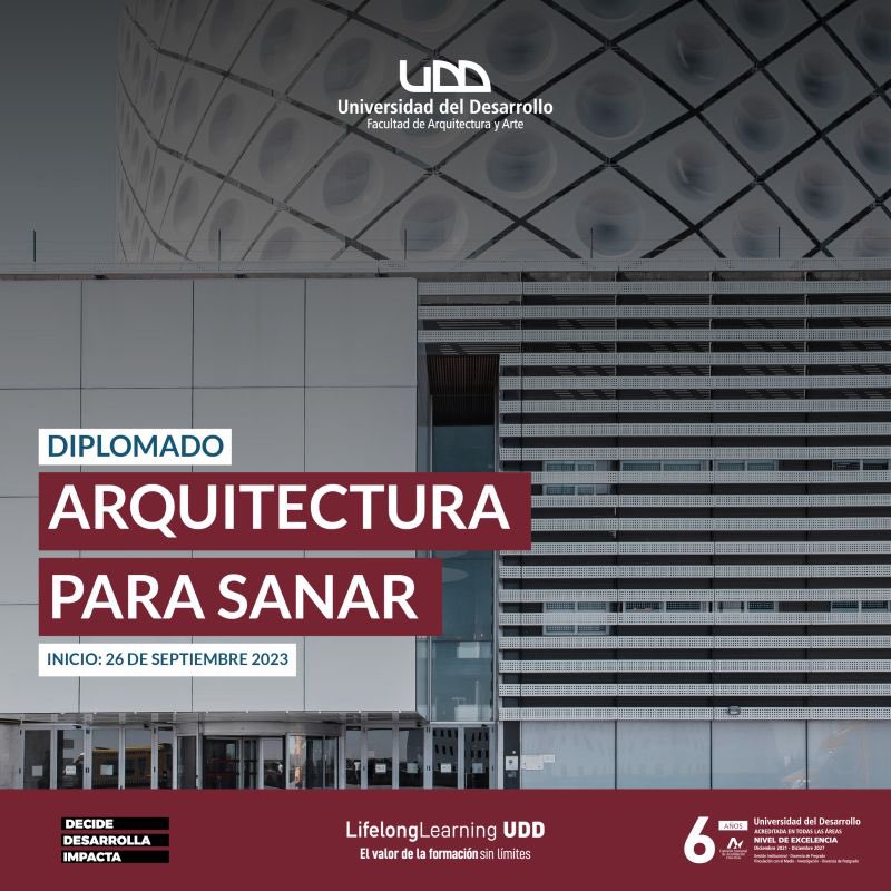 ArquitecturaUDD (@arquitecturaudd) on Twitter photo INSCRIPCIONES ABIERTAS para la primera versión del "Diplomado Arquitectura para Sanar" de la Facultad de Arquitectura Universidad del Desarrollo
Fecha de Inicio: 26 de Septiembre
Inscripciones: lnkd.in/e5Wze56R
<a href="/UDD_cl/">UDD</a> <a href="/pallards/">Pablo Allard</a> <a href="/SBeckdorfS/">SBeckdorfS</a> INSCRIPCIONES ABIERTAS para la primera versión del "Diplomado Arquitectura para Sanar" de la Facultad de Arquitectura Universidad del Desarrollo
Fecha de Inicio: 26 de Septiembre
Inscripciones: lnkd.in/e5Wze56R
<a href="/UDD_cl/">UDD</a> <a href="/pallards/">Pablo Allard</a> <a href="/SBeckdorfS/">SBeckdorfS</a>