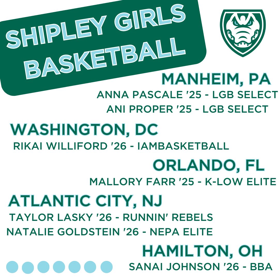 We’re all over the map this weekend!

📍Manheim, PA
📍D.C.
📍Orlando, FL
📍Atlantic City, NJ
📍Hamilton, OH

Come check us out! 👇👇👇

#GoGators