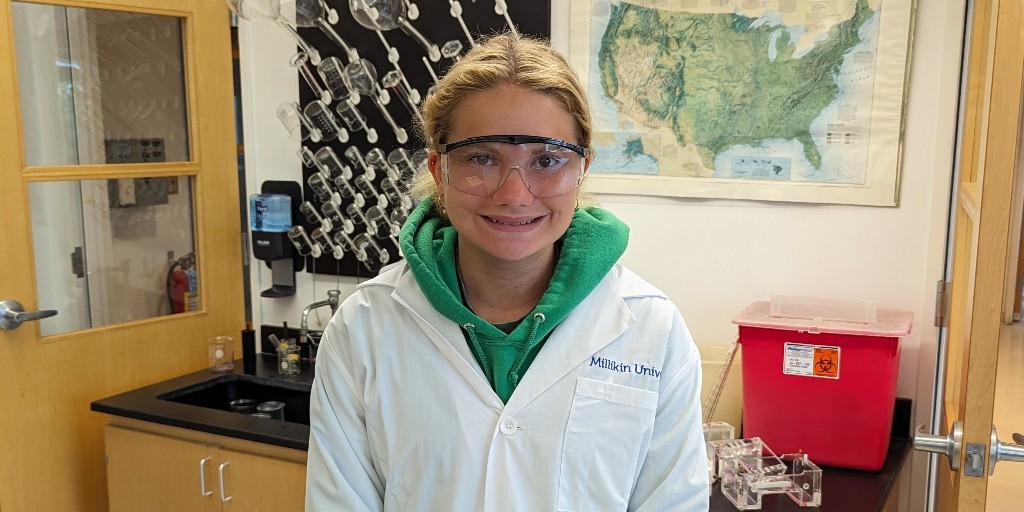 At Millikin University’s annual Chemistry and Biochemistry Camp, July 10-13, 2023, Lily Monigold enjoyed freedom in the lab that she hadn’t experienced in high school.

Read more at ow.ly/cx5s50Pfqhr. 

Watch the video by NowDecatur at ow.ly/S26P50Pfqhq.