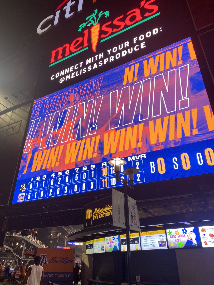 Our Mets turned a near-blowout into a nail-biter last night. All’s well that ends well! #T7LA #LGM