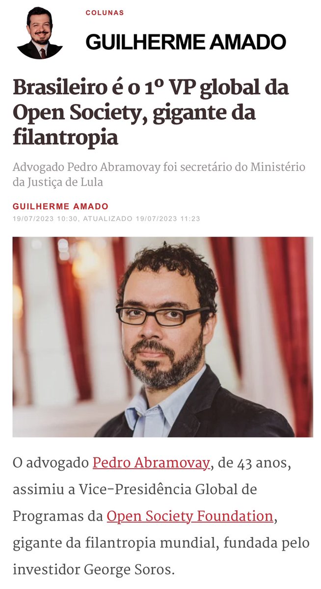pedroabramovay's tweet image. Queria compartilhar com vcs essa notícia. Depois de quase 10 anos como Diretor p/ América Latina e Caribe da @OpenSociety , assumo agora a posição de Vice-presidente para Programas da OSF. Quem fica no meu lugar é a incrível @heloisagriggs . Animado com o novo desafio!