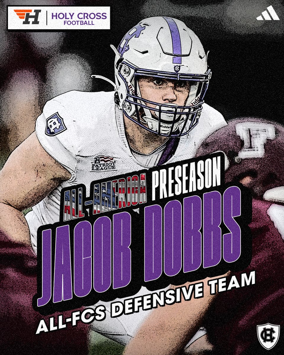 Congratulations to our three Crusaders who earned Preseason All-America honors from <a href="/HEROSports_FCS/">HERO Sports FCS</a>!

<a href="/Luke32Newman/">Luke Newman</a> 
<a href="/devinhaskins_3/">Devin Haskins</a> 
<a href="/JLDobbs5/">Jacob Dobbs</a> 

bit.ly/3XYfneY

#GoCrossGo