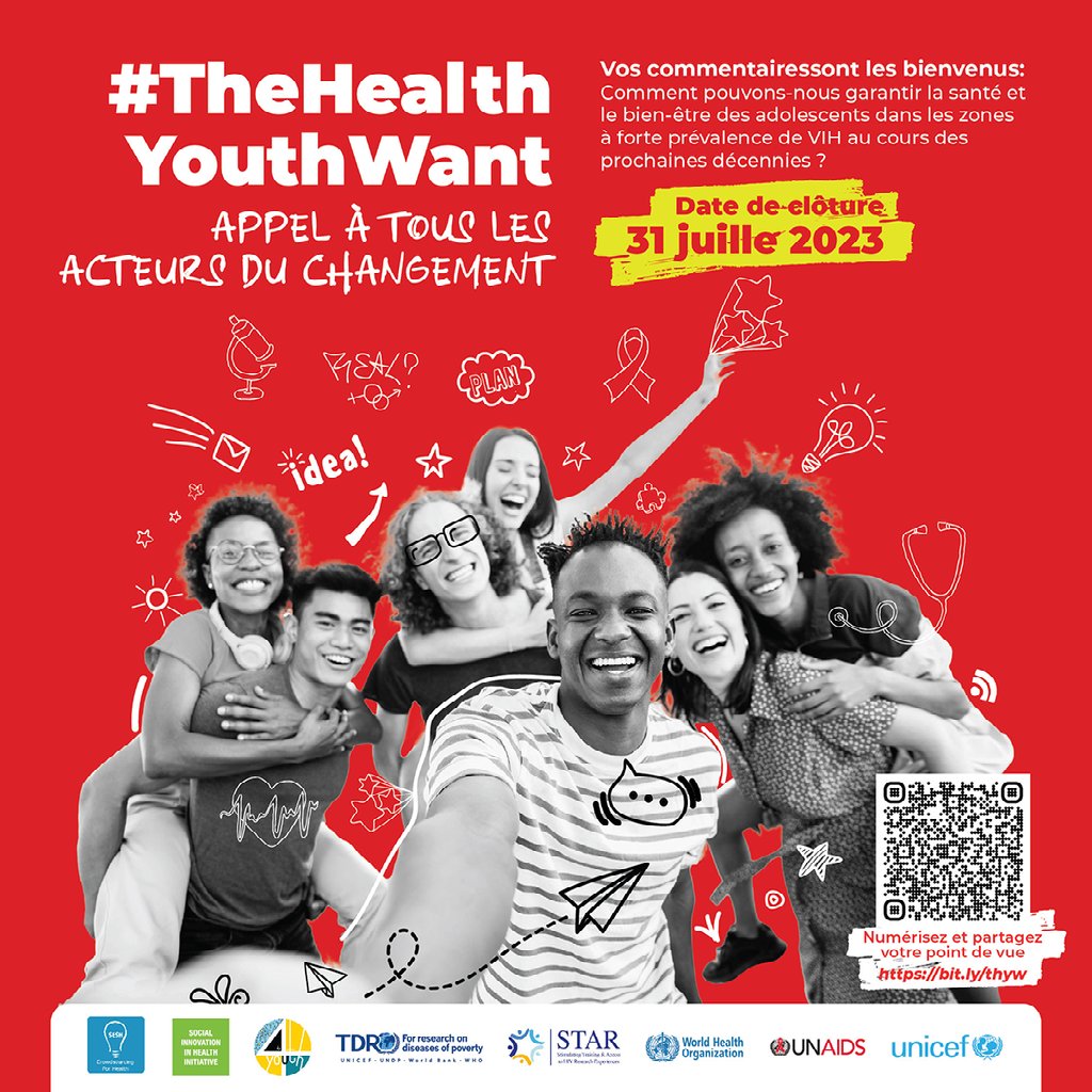 Do you have an idea you believe will change health for all? APPLY HERE: bit.ly/thyw for the #TheHealthWeWant Contest to help us ensure adolescent health and well-being of adolescents. @UNICEF | @UNAIDS | @WHO | @4YouthBYouth | @SIHIGlobal| @TDRnews | @sesh_global