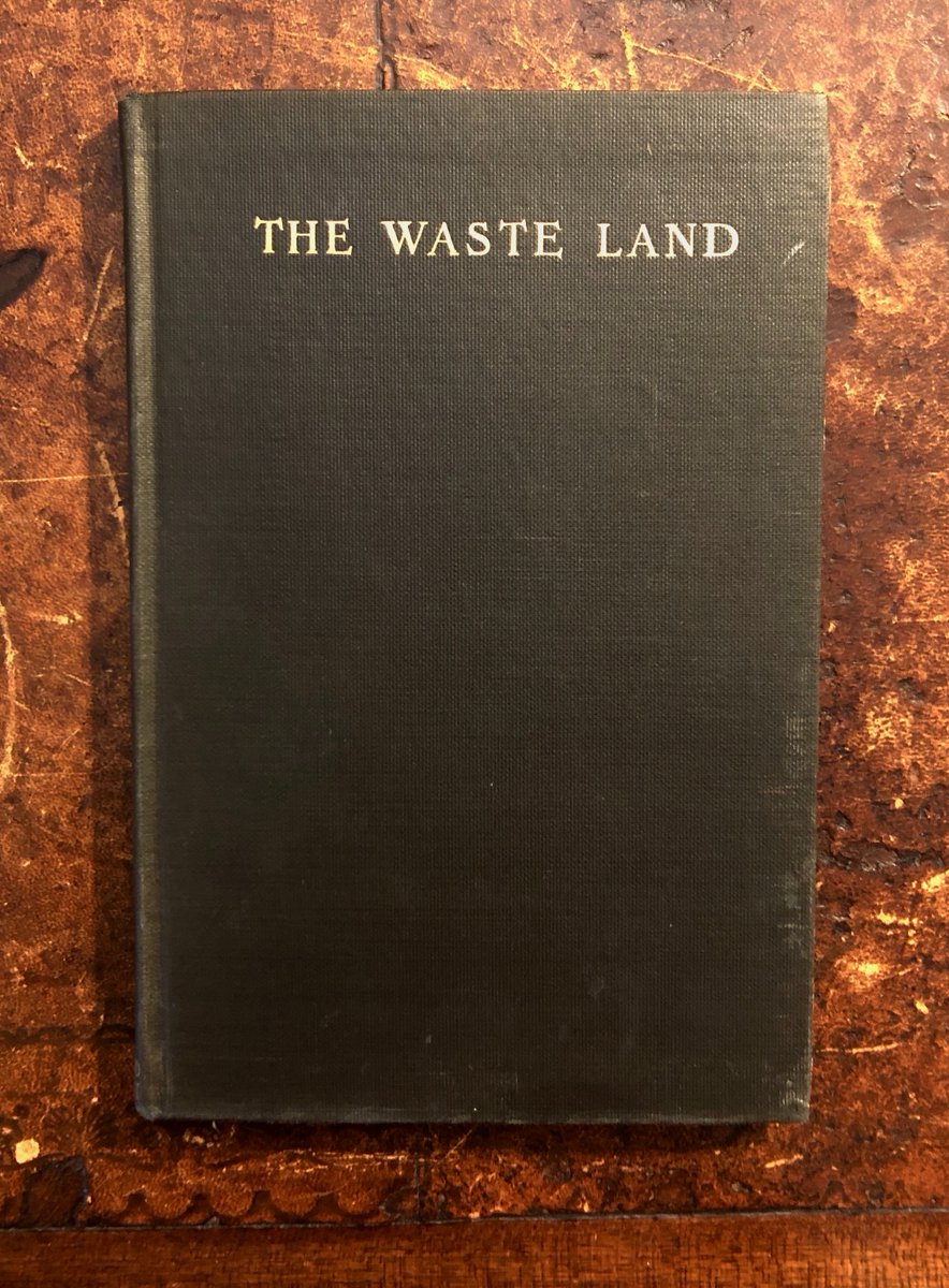 'The absence of commas in parts of the last section of the Waste Land is to indicate that the voice is not to be dropped, and that the passage is to be read aloud in a kind of monotone...I should deprecate the development of any exact notation of poetry...' 1/2