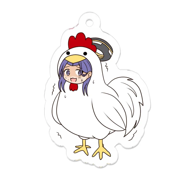 アクキーをためしに作ってみました。