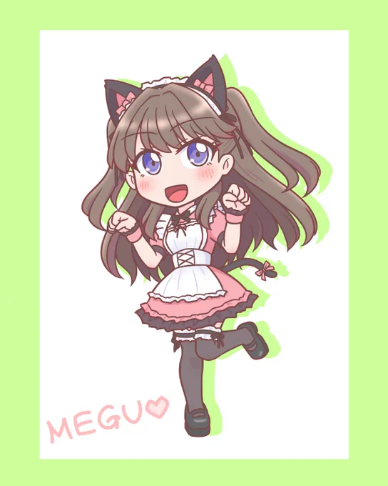 かわいいめぐちゃんがかわいいお衣装着てるの とってもかわいいね #lovelive #めぐちゃんへのらぶれたあ #蓮ノ空美術部