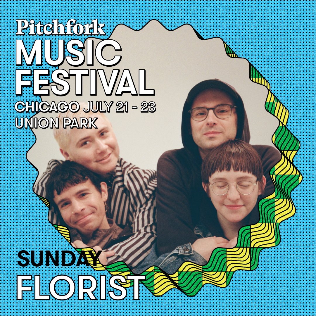 we'll be at pitchfork festival this weekend! florist plays friday at schuba's + sunday on the blue stage 🔹 bit.ly/3O00Bjf come see us at the record fair tent for LPs and BUCKETS 🪣