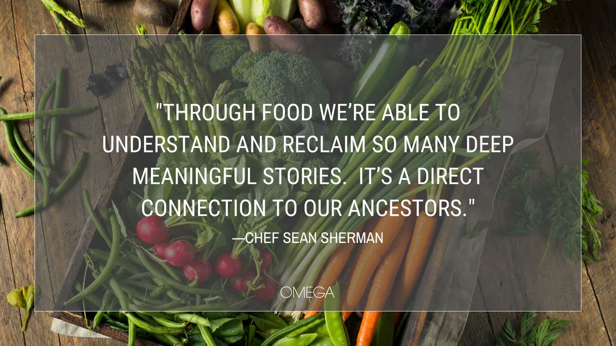 'Through food we’re able to understand and reclaim so many deep meaningful stories. It’s a direct connection to our ancestors.' -- @Chef_Sean Sean Sherman will be joining us at the Beyond Delicious food conference, Aug. 25-27. @the_sioux_chef @natifs_org bit.ly/3VCunOC