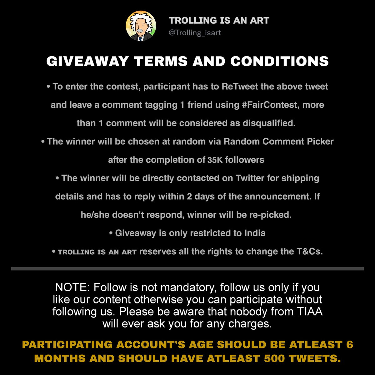 ᴛʀᴏʟʟɪɴɢ ɪꜱ ᴀɴ ᴀʀᴛ (@trolling_isart) on Twitter photo 