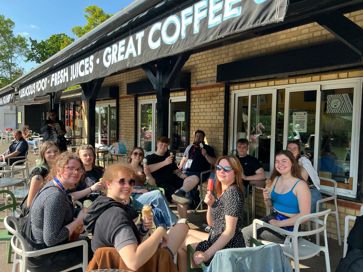Now it's the #holidays we can all enjoy more #icecream. Looking forward to seeing students new and old next year! Have a fabulous  summer. 😎 💡 
#DramaSchool #RoyalAcademyOfDramaticArt #RADA #TheatreLife #LightingDesign