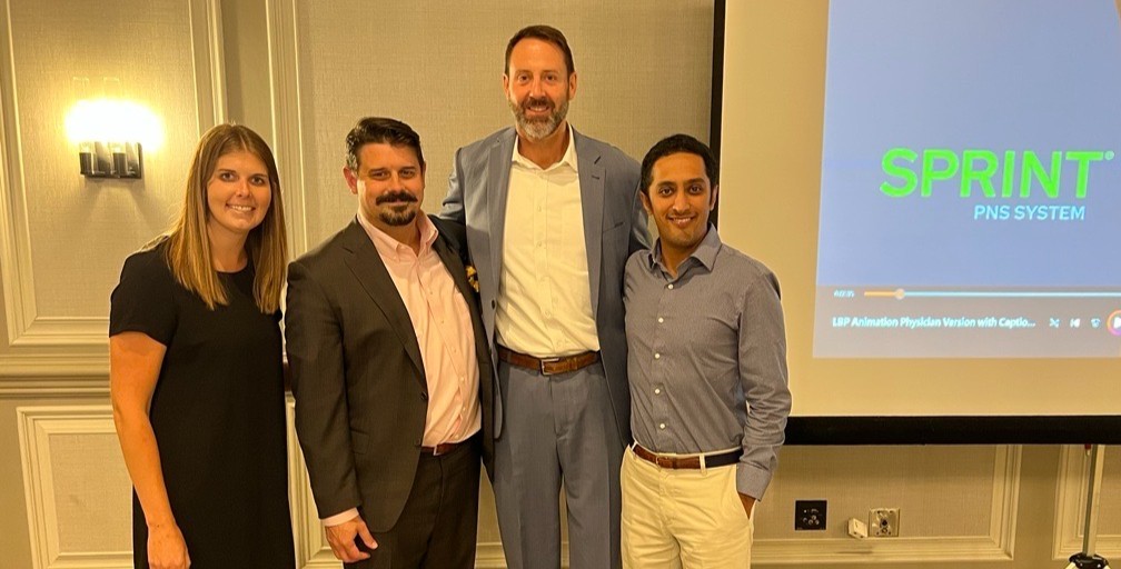 sprintpns's tweet image. Thank you to all that attended last night’s Chicago APP Dinner. The event was filled with great discussion and learning on using #SprintPNS for chronic pain management. Special thanks to Dr. David Dickerson for presenting and the #SprintTeam that made the event possible!