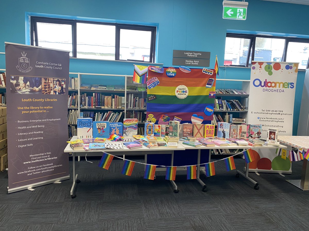 Lovely #Pride Storytime followed by Rainbow Reads at #Drogheda Library for #DroghedaPride week Big shout out to all the Drogheda library staff for their support for the #LGBTQ community &amp; their families &amp; for creating a safe &amp; welcoming space for those in the pursuit of knowledge