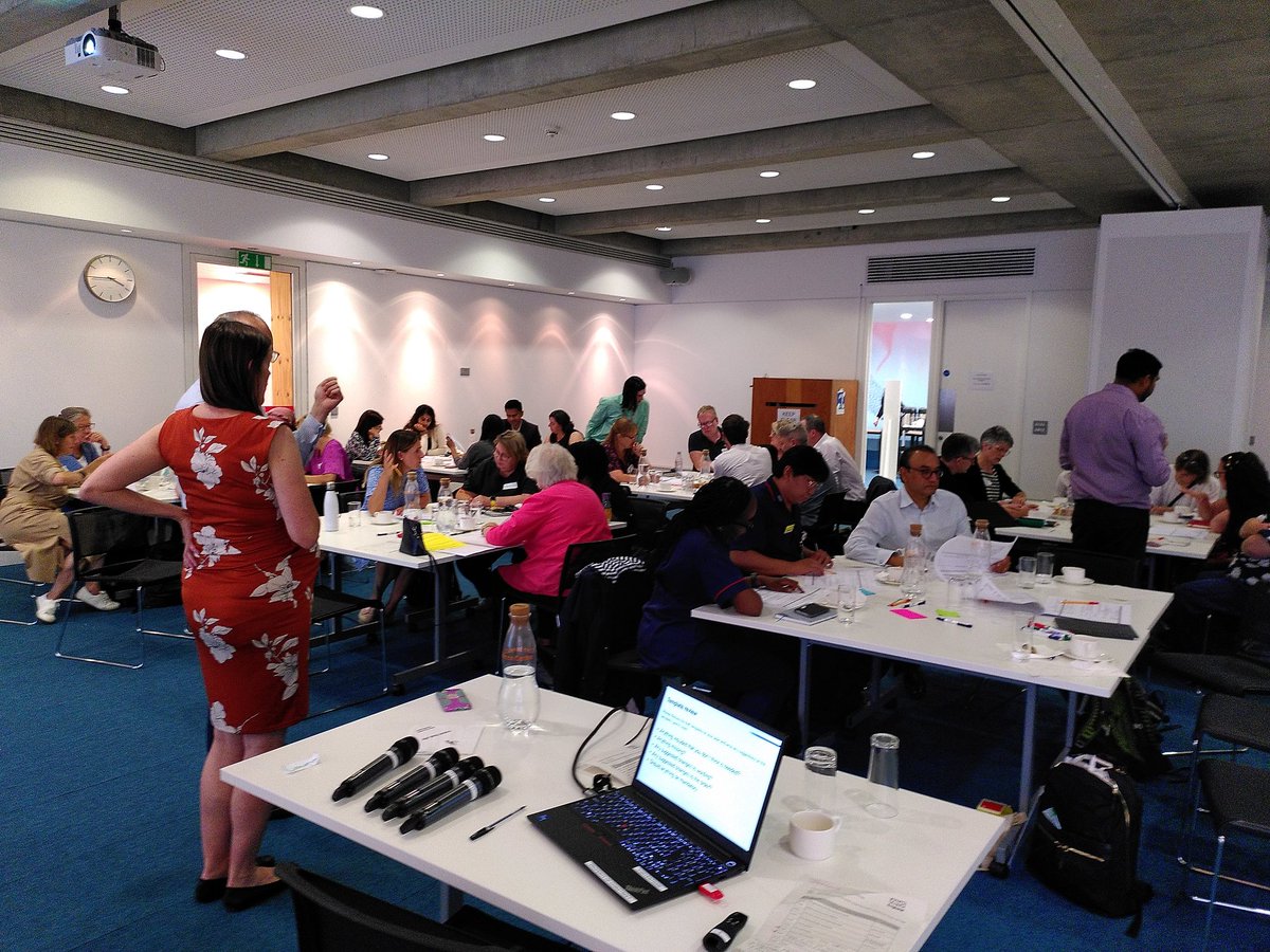 So much energy and enthusiasm for the NHS London workshop on editing the Universal Care Plan to incorporate dementia and frailty care plans. #onecareplan