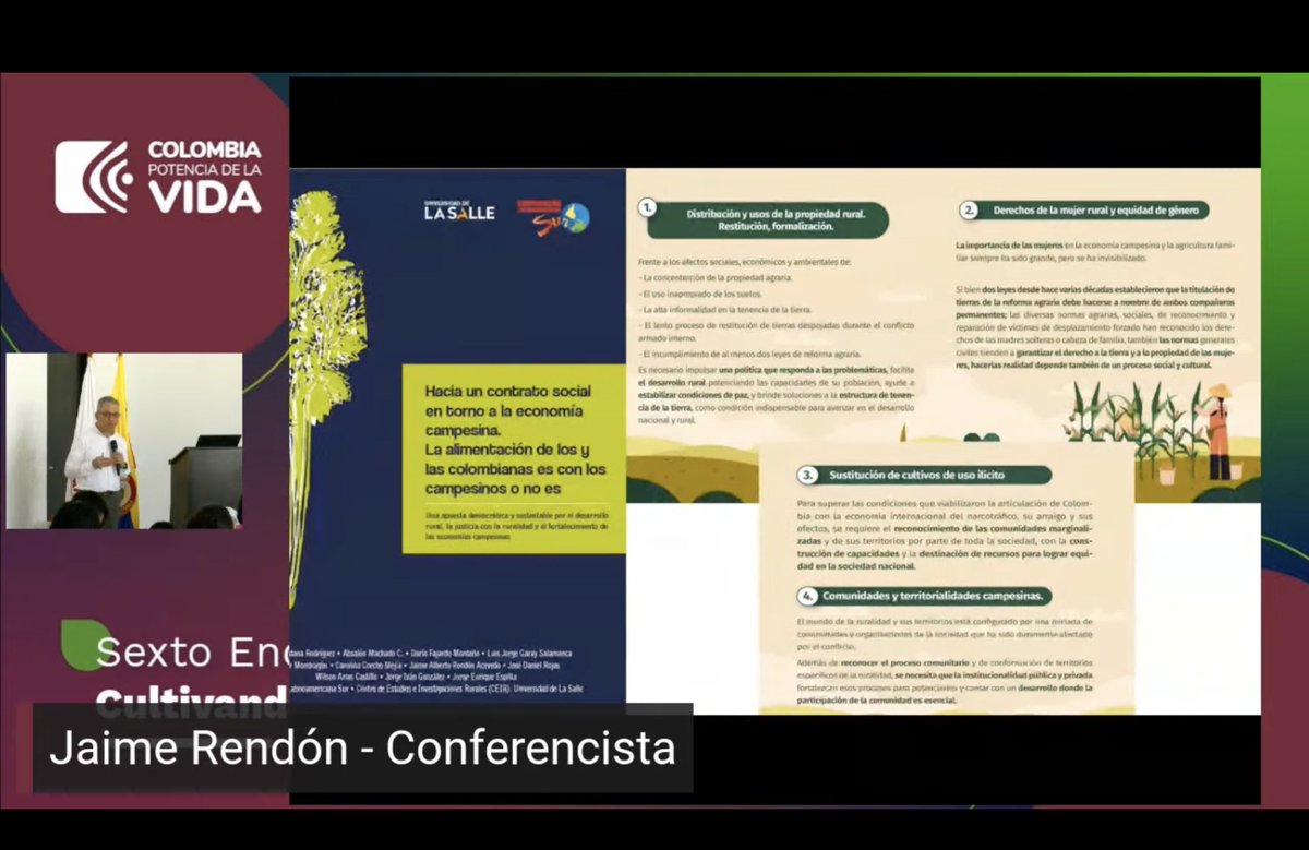 AcodresCo's tweet photo. #AEstaHora🗓️  primera conferencia “Las economías campesinas: productividad y calidad de vida rural” 

📷@jaimerendona

Enlace de ingreso: https://t.co/r4Ah1jMM8Z… 

#SENAConLasEmpresas @SENAComunica https://t.co/mRdtk4q6pL