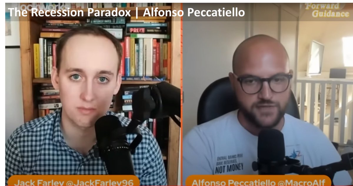 Sharing this excellent review of current macroeconomic factors, mechanics of banking, monetary/fiscal policy,  credit/money creation.  Nice work <a href="/JackFarley/">Clare Redlinger</a> for eliciting such deep &amp; clear conversation from <a href="/MacroAlf/">Alf</a>; a rare balanced &amp; cogent perspective. youtube.com/watch?v=JSvqkL…