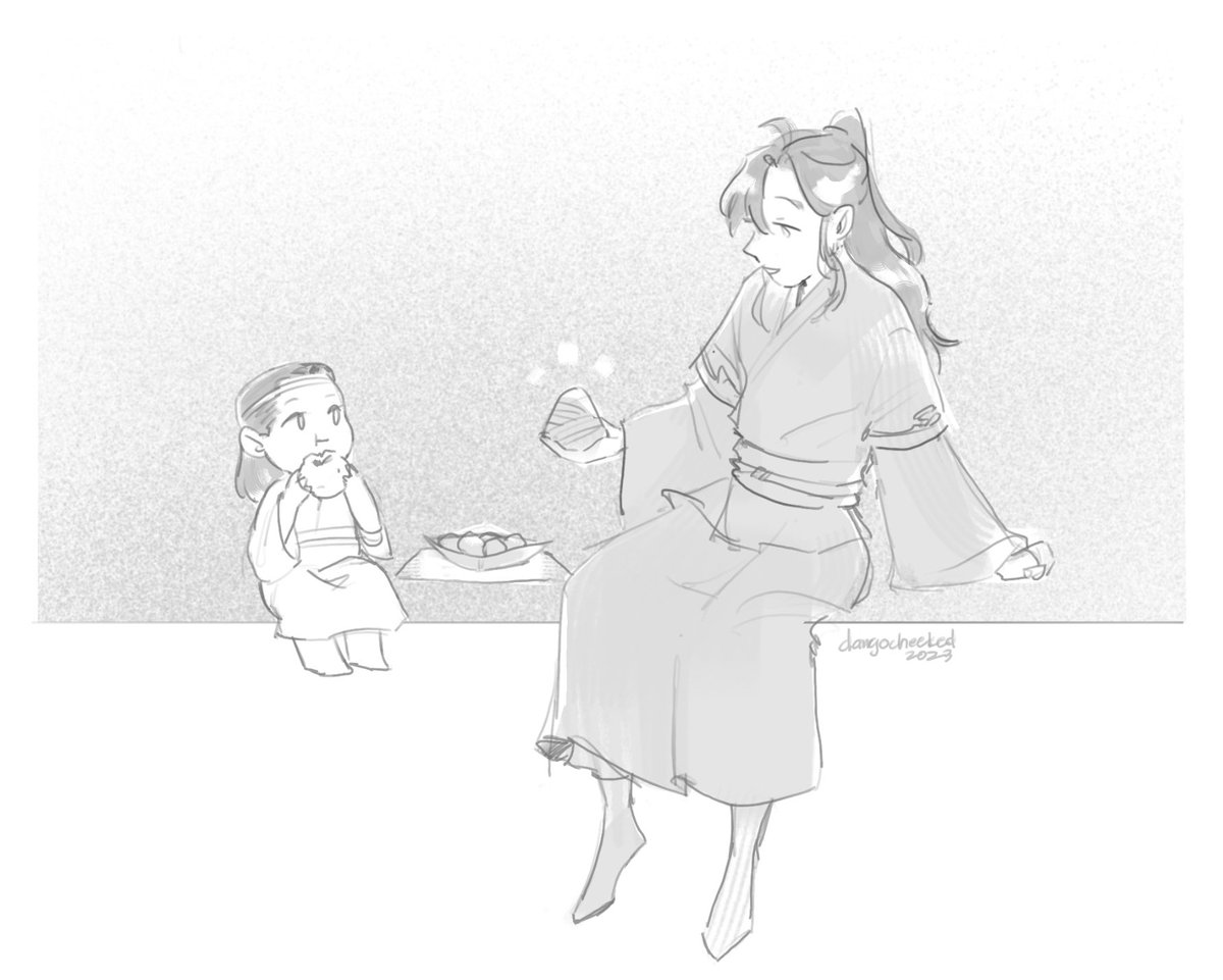 in which wangxian have a good day while waiting for the age regression curse to lift  #mdzs 🐇🐇