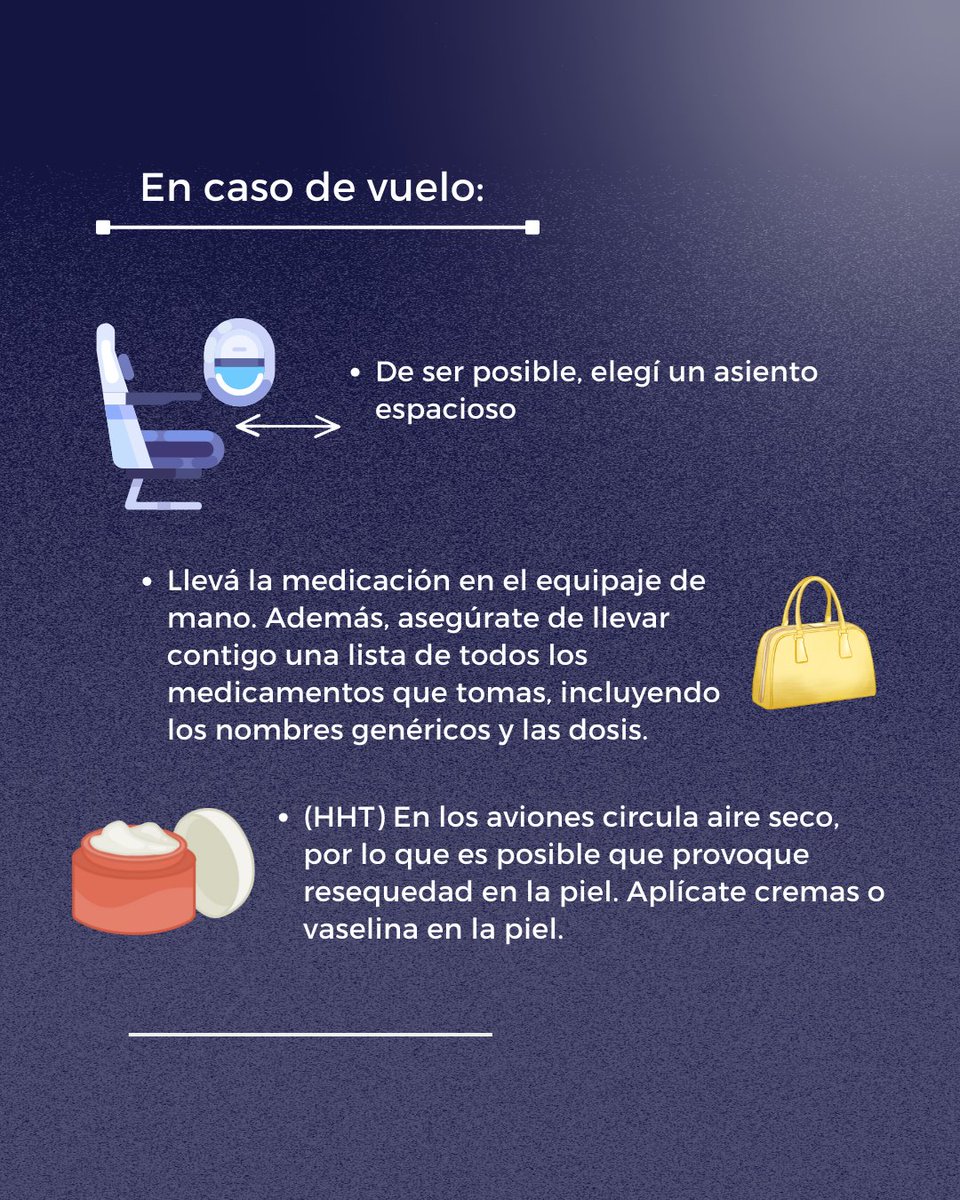 FDPiquinela's tweet photo. ¿Viajar causa algún contratiempo en pacientes con #Hemofilia, #HHT o #EvW? 🤔

¡Claro que no! 🙌🏻🥰

Desde la fundación, les compartimos algunos tips y recomendaciones importantes a tener en cuenta al momento de #Viajar 🚗🚄✈️
➡️¡Deslizá para conocer más!

#Hemofilia #Vacaciones https://t.co/OfUr4XnaIY