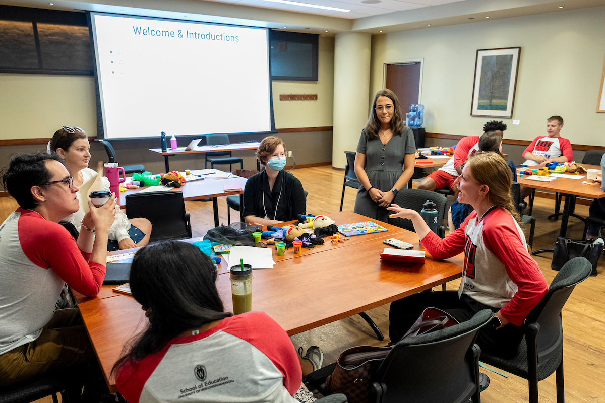UWMadEducation's tweet photo. Scenes from the first two days of our Early Career Teaching Institute #ecti2023 https://t.co/NsojFRBr8c