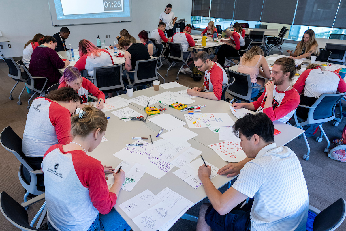 UWMadEducation's tweet photo. Scenes from the first two days of our Early Career Teaching Institute #ecti2023 https://t.co/NsojFRBr8c
