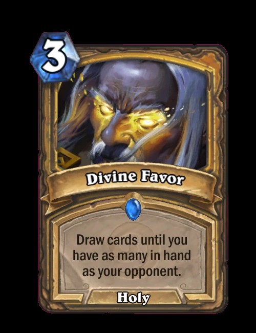 BrianDeBrain_'s tweet photo. @Hearthpwn @imik_plays @MeatiHS Divine Favor literally crying. https://t.co/poiPu0l5vr