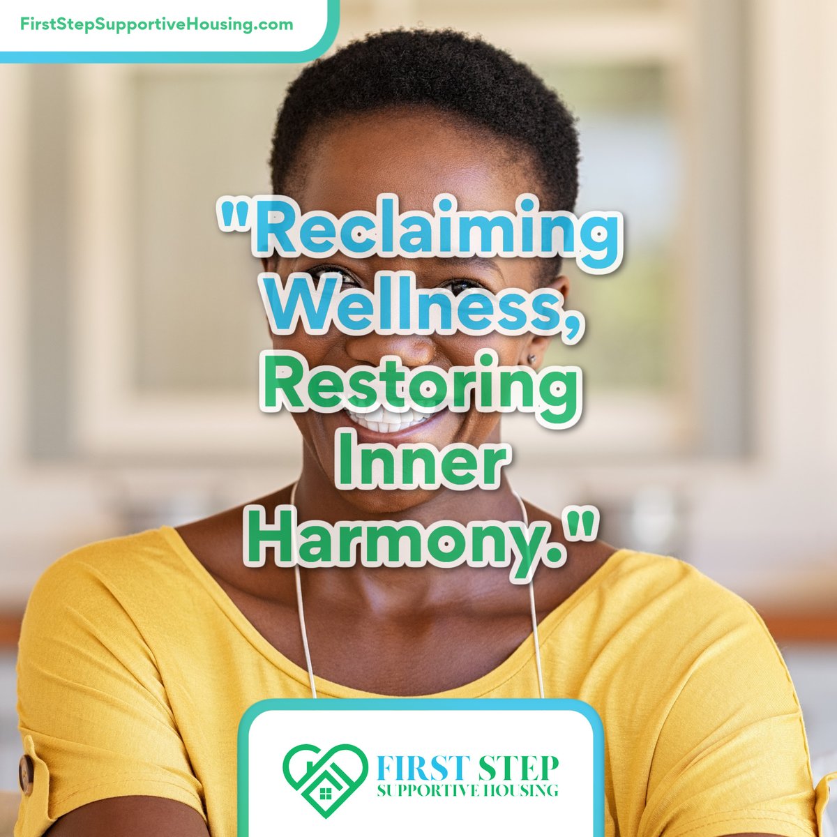 fsshousing's tweet photo. "Reclaim Wellness, Restore Harmony" 
---
#FirstStepSupportiveHousing #HealingJourney #InnerBalance #Wellness #Transformation #transitionalhome #recoveryhome #applevalleyca https://t.co/QoKG9PhjnV