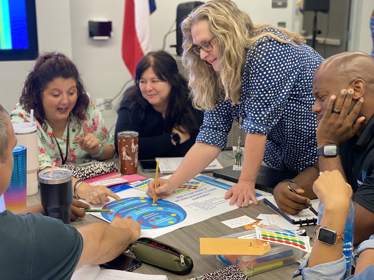 DebbiePerez80's tweet photo. Secondary Instructional leadership teams reflect on their roles and responsibilities as they coach for impact @HumbleISD #HumbleISD_TandL https://t.co/bNgqUbXocC