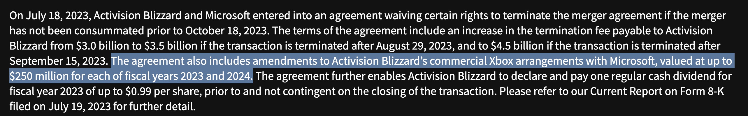Microsoft y Activision Blizzard también acuerdan renovar sus condiciones comerciales