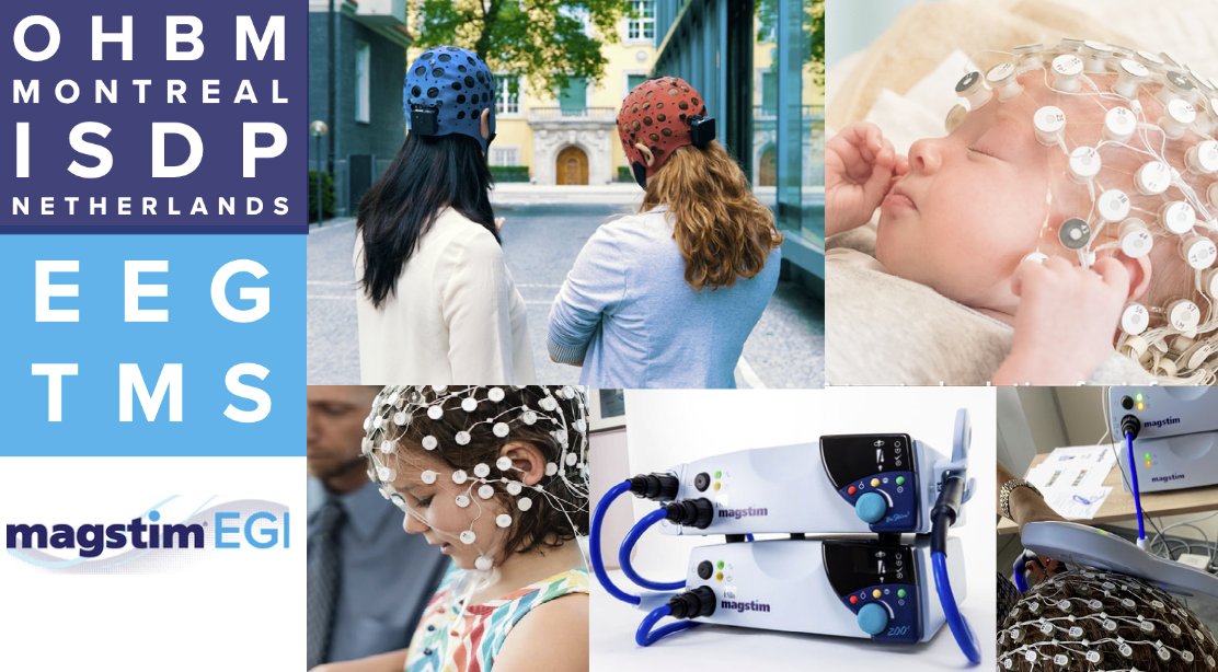 The Magstim EGI research team is excited to share imaging and stimulation neurotechnologies at the <a href="/OHBM/">OHBM</a> and @ISDP shows. Organization for Human Brain Mapping, Montréal, July 22-26. International Society for Developmental Psychobiology, Utrecht, Netherlands, July 26-28 #eeg #tms
