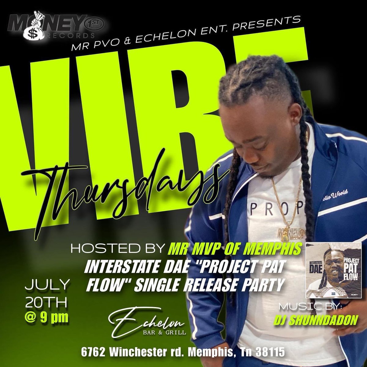 Interstate Dae single release party Thursday July 20 at club Echelon