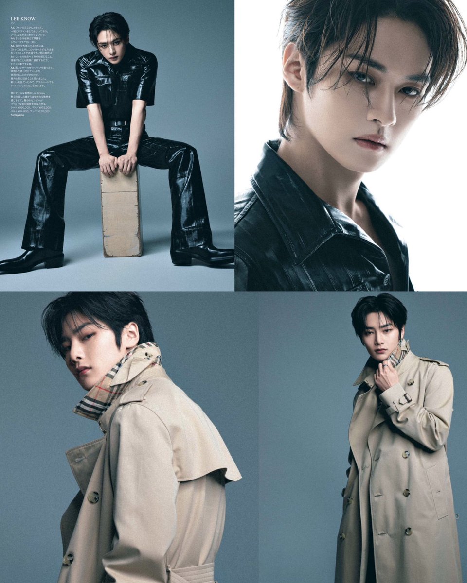 LEE KNOW AND I.N FOR HARPER’S BAZAAR