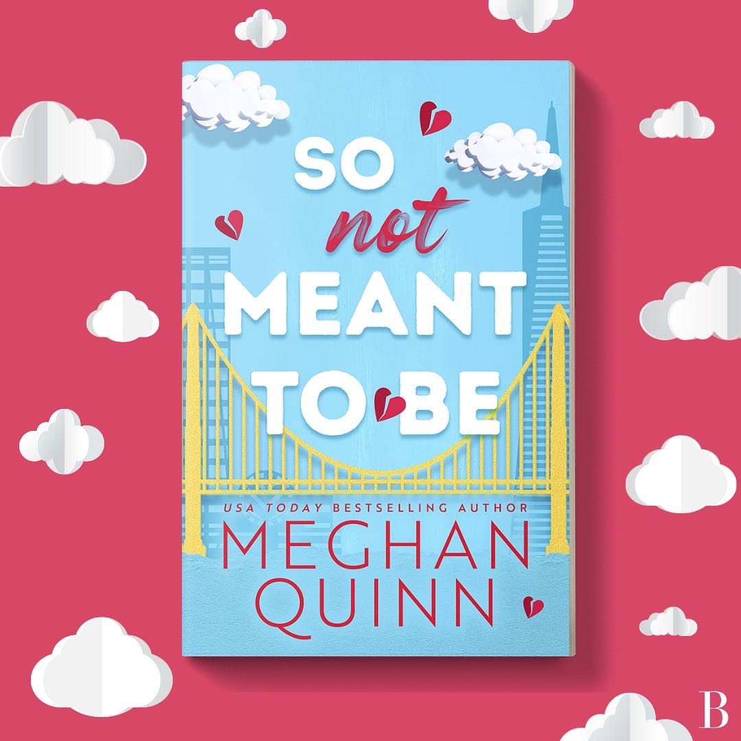 JP & Kelsey have an all-new look coming this winter☁️ The @Read_Bloom paperback edition of SO NOT MEANT TO BE is releasing Dec 12, 2023. It will feature this discreet cover as well as 10 exclusive illustrations throughout! Preorder it now! bloombooks.com/meghan-quinn.h…